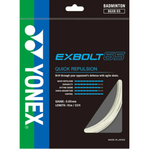 Yonex EXBOLT 65 Badminton String – Skylar Sun Sports