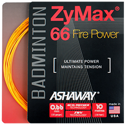 Ashaway ZyMax 66 Fire Power Badminton String - skylarsunsports.com