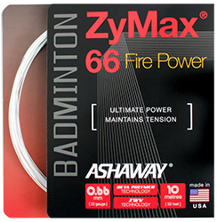 Ashaway ZyMax 66 Fire Power Badminton String - skylarsunsports.com