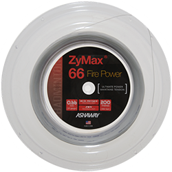 Ashaway ZyMax 66 Fire Power Badminton String In Reel - skylarsunsports.com