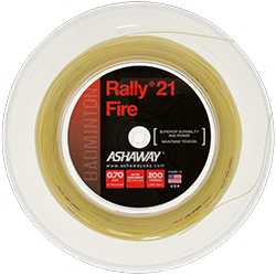 Ashaway Rally 21 Fire Badminton String In Reel - skylarsunsports.com