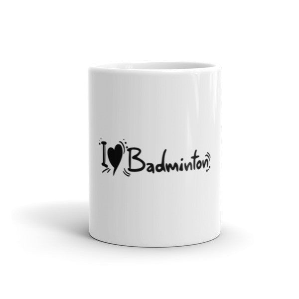 Mug - I Luv Badminton - skylarsunsports.com